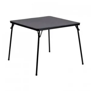 BLACK FOLDING CARD TABLE [JB-2-GG]