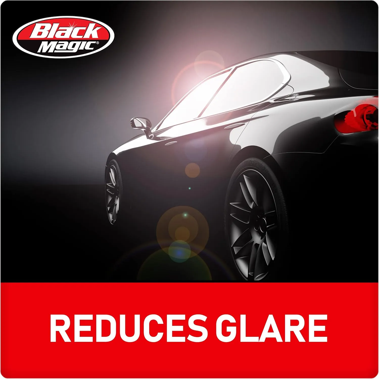 Black Magic 5044819 Midnight Black Extra Dark Tint Film, 2.5% VLT, 25-Inches x 78-Inches