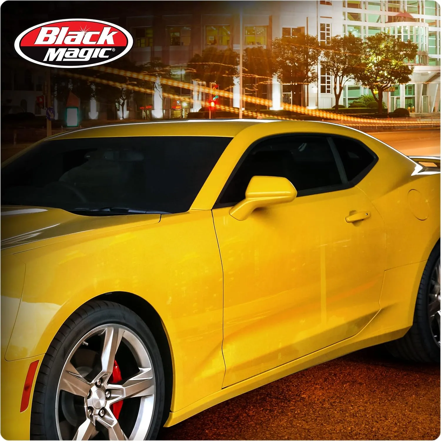 Black Magic 5044819 Midnight Black Extra Dark Tint Film, 2.5% VLT, 25-Inches x 78-Inches