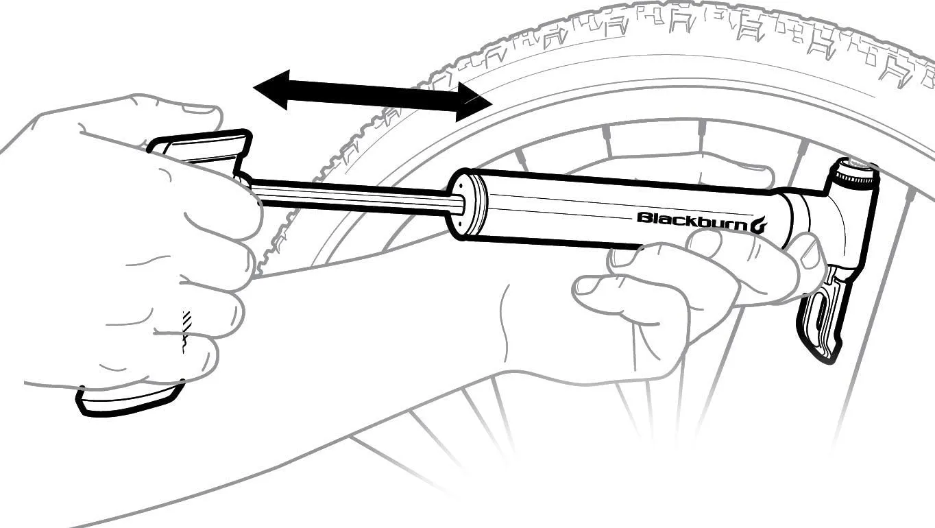Blackburn Airstik Anyvalve Bike Mini-Pump