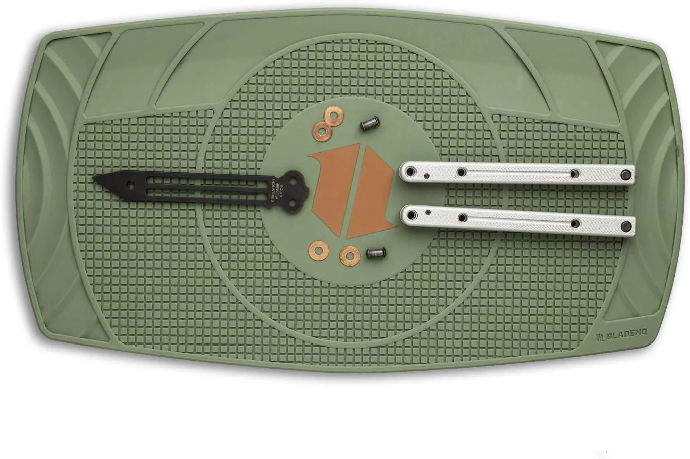 Blade HQ Large Silicone Knife Utility Takedown & Repair Shop Mat | Solder & Organize Knives, Guns, and Electronic Components - Heat Resistant, (Desert Warrior)