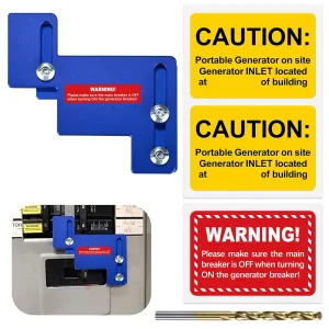 Blue Generator Interlock for Eaton/Cutler Hammer/BR Panels