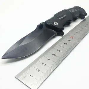 BMT Tactical 217 Camping Folding Black Blade 57HRC Knife