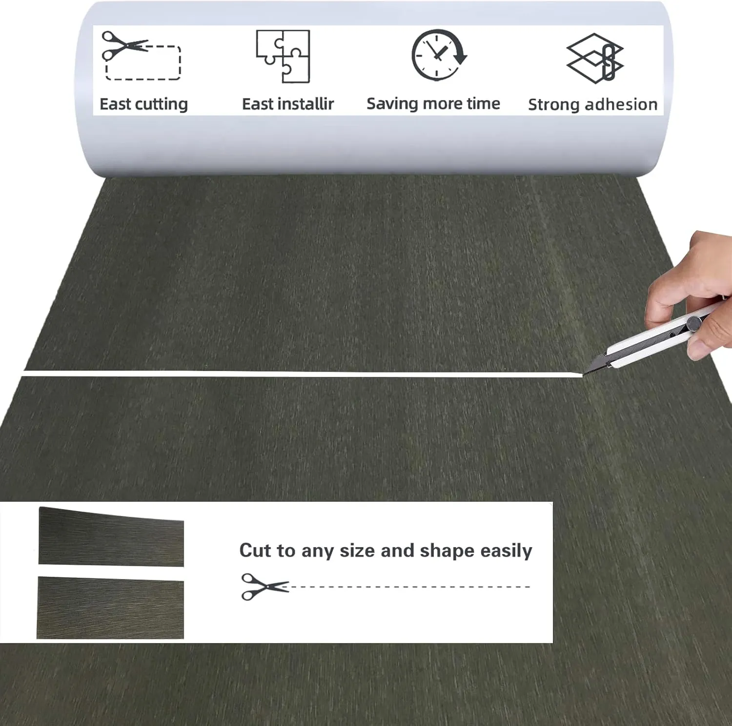 Boat Flooring EVA Foam Deck Sheet Non Slip Marine Boat Deck Carpet Self Adhesive Comfort Floor Mats for Boat Motor Boat RV Yacht Kayak Golf Cart Indoor 94.5x35