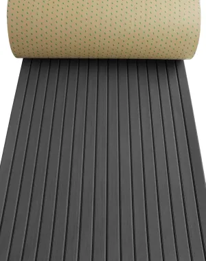 Boat Flooring with 3M Adhesive EVA Foam Boat Decking Non-Slip Boat Flooring Sheet, Boat Foam Flooring Marine Carpet Faux Teak EVA Foam Sheet for Yacht Fishing Boat Kayak Motorboat RV Floor Helm Pad