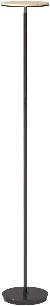 Brightech Sky Flux Dimmable LED Floor Lamp – Super Bright Floor Lamp for Living Room and Offices – Torchiere Standing Lamp with 3 Light Options, Tall Lamp for Bedroom Reading and More - Bronze