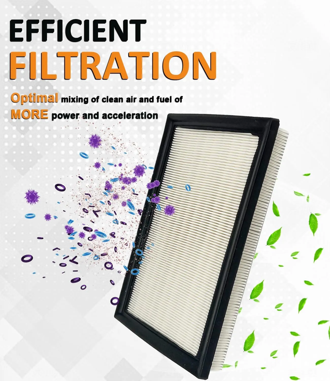 CA10677 Engine Air Filter, Replacement for RAV4 2.5L(Gas Only) 2013-2018 Camry(Hybrid) 2012-2017 Avalon(Hybrid) 2013-2018 LS460 2007-2017 ES300h 2013-2018 LS600h 2008-2016 HS250h