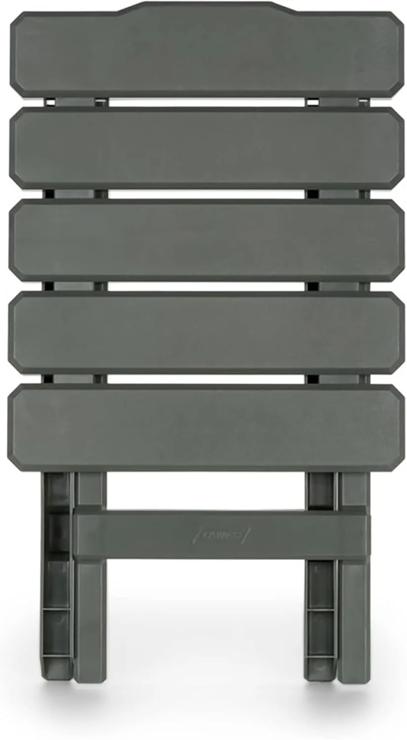 Camco 21042 Quick-Folding Adirondack Table, Plastic, Sage
