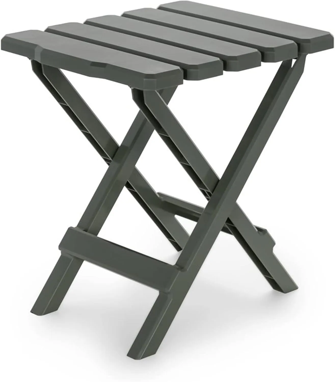 Camco 21042 Quick-Folding Adirondack Table, Plastic, Sage