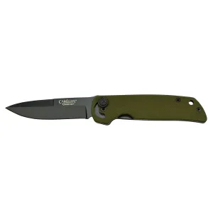 Camillus CUDA Mini, 6.75-inch Folding Knife; Drab Green, 19633