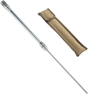 Campingmoon Pocket Bellows Fire Bellows Stainless Steel Camping Blow Fire Tube by Mouth Telescopic