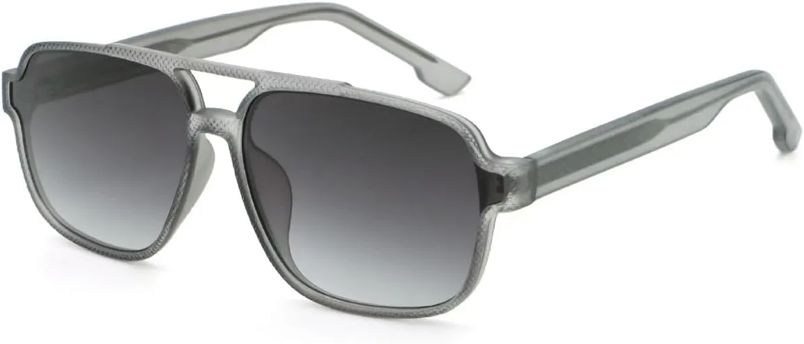 Carbon Fiber Aviator Sunglasses with UV400 TAC Polarized Lenses | Anti-Slip Frame & Anti-Fog Tech for Driving