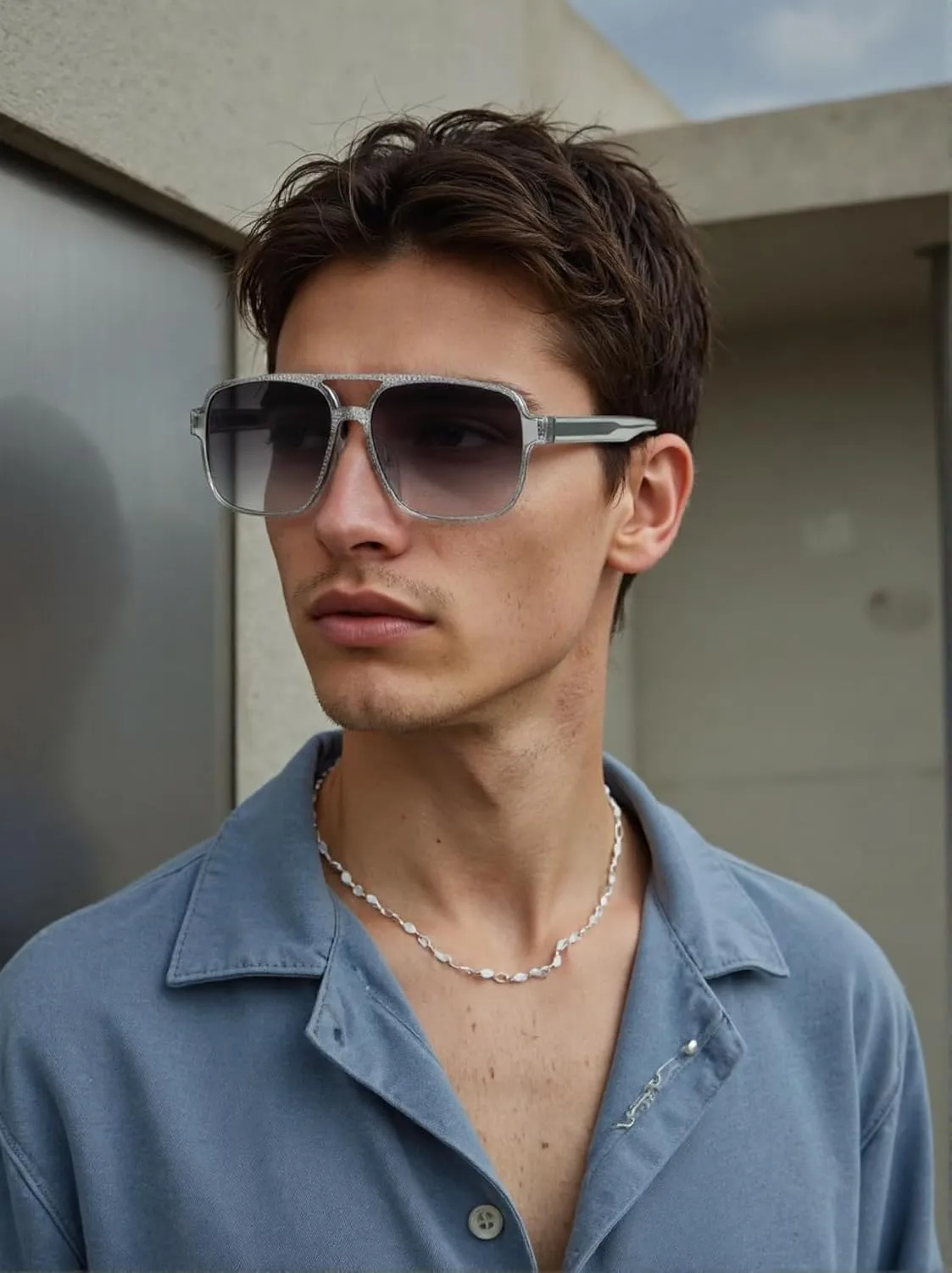 Carbon Fiber Aviator Sunglasses with UV400 TAC Polarized Lenses | Anti-Slip Frame & Anti-Fog Tech for Driving