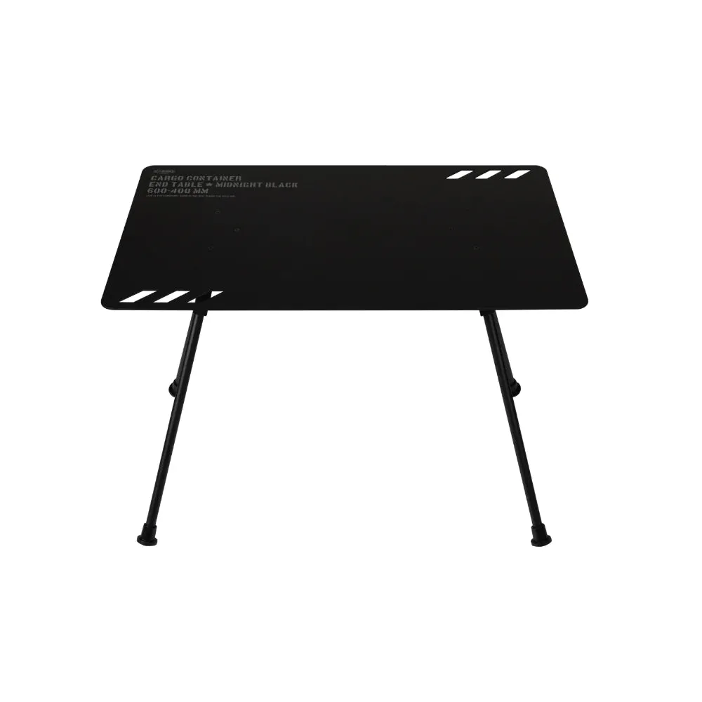 Cargo Container End Table - Black