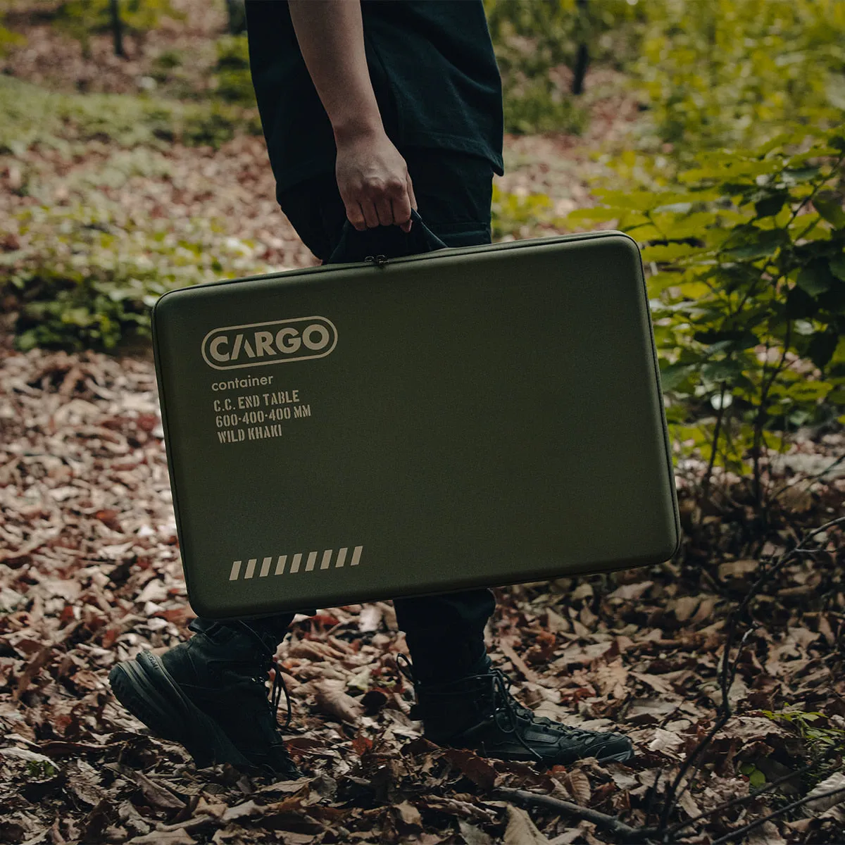 Cargo Container End Table - Khaki