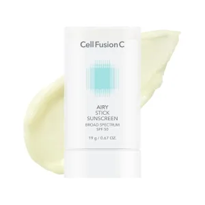 Cell Fusion C Airy Stick Sunscreen, Broad Spectrum SPF 50   Phyto PDRN, Shine-free & Invisbile Finish, 50ml / 1.69 fl.oz