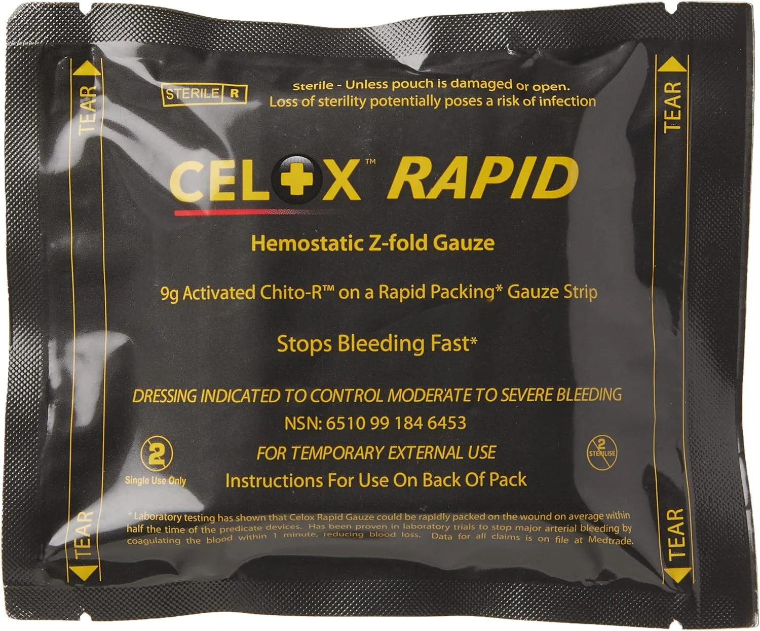 Celox RAPID Z-Folded Gauze