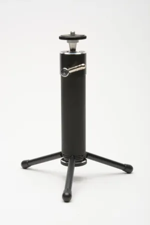 Chinon compact folding table tripod, great design!  5.5" tall folded, w/ball head