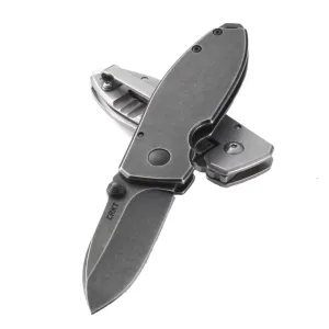 CKRT Squid Folder w/Black Stonewash Handle-Blade 2.14in