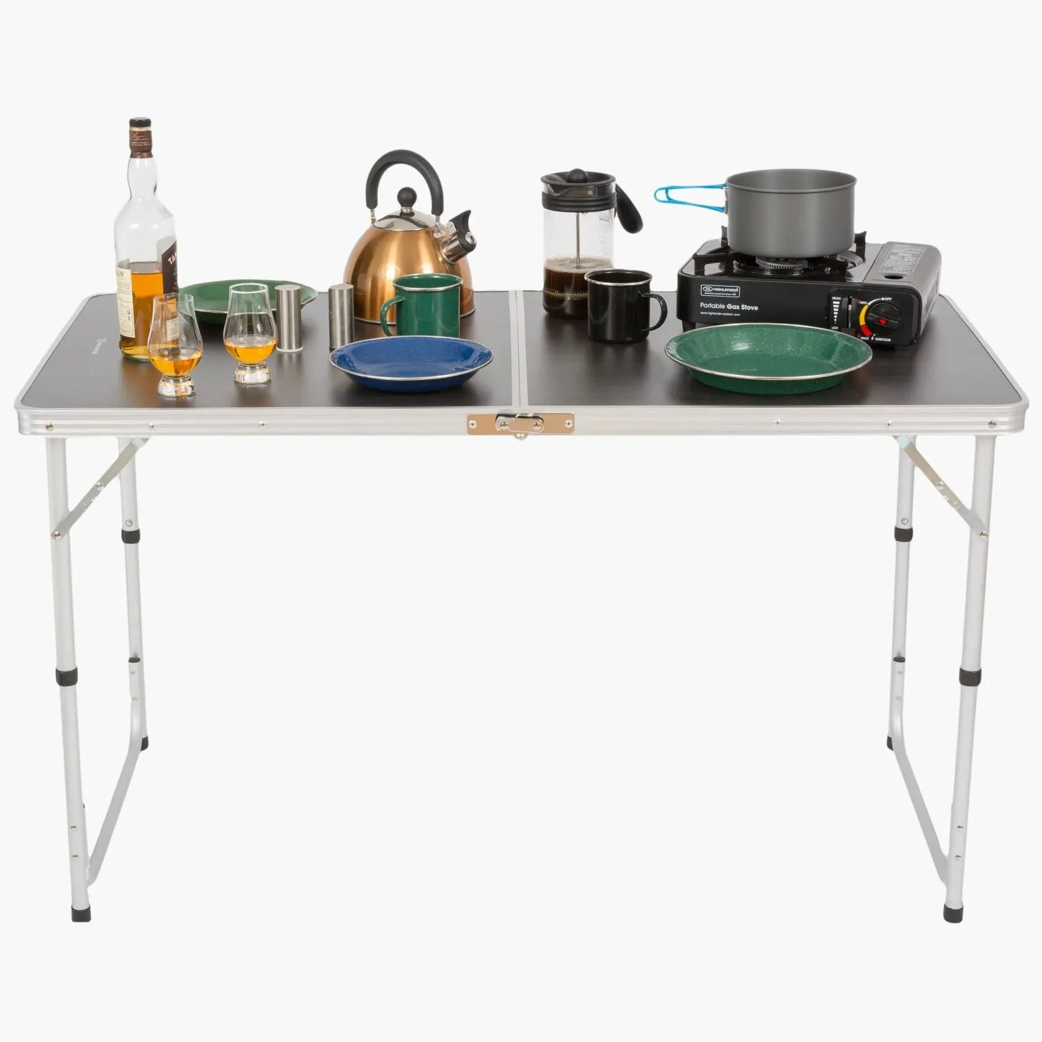 Compact Folding Table Double