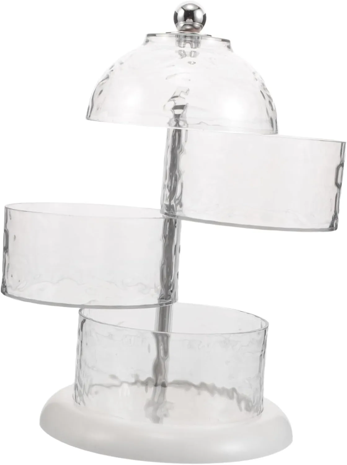 Compact Vanity Accessories for Makeup Sturdy Plastic Design Space Saving for Desk and Dressing Table Organization