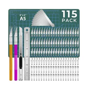 Craft Knife Kit - (115 Piece Set)
