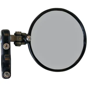 CRG Hindsight LS (Lane Splitter) Right Side Bar End Mirror - Black HSLS-200-R