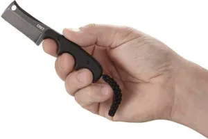Crkt Minimalist Cleaver Neck - Knife 2.13" Blackout W/sheath