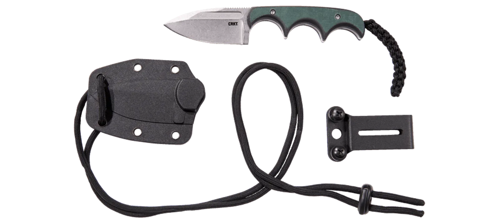 CRKT Minimalist Spear Point Green Knife