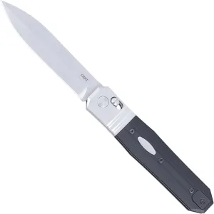 CRKT Redemption Everyday Carry Folding Knife: Spear Point with CPM MagnaCut Steel Blade, G10 Handle and Stainless Steel Bolster, Ambidextrous Crossbar Lock, K560KXP