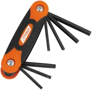 Cruztools Folding Hex/Torx Key Set FHT1