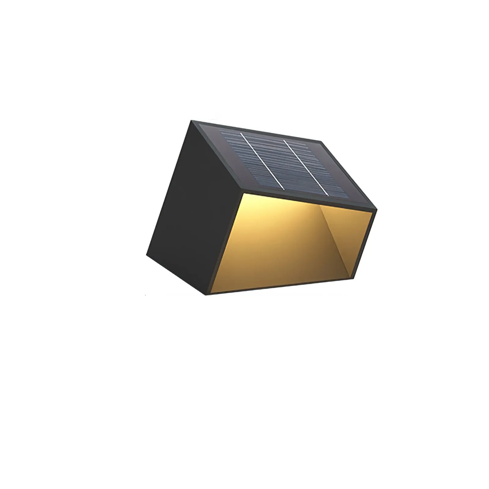 Cube Garden Solar Light – Modern Outdoor LED Lantern with Remote Control