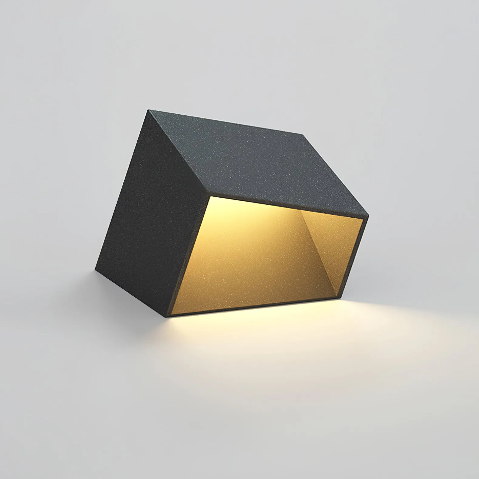 Cube Garden Solar Light – Modern Outdoor LED Lantern with Remote Control