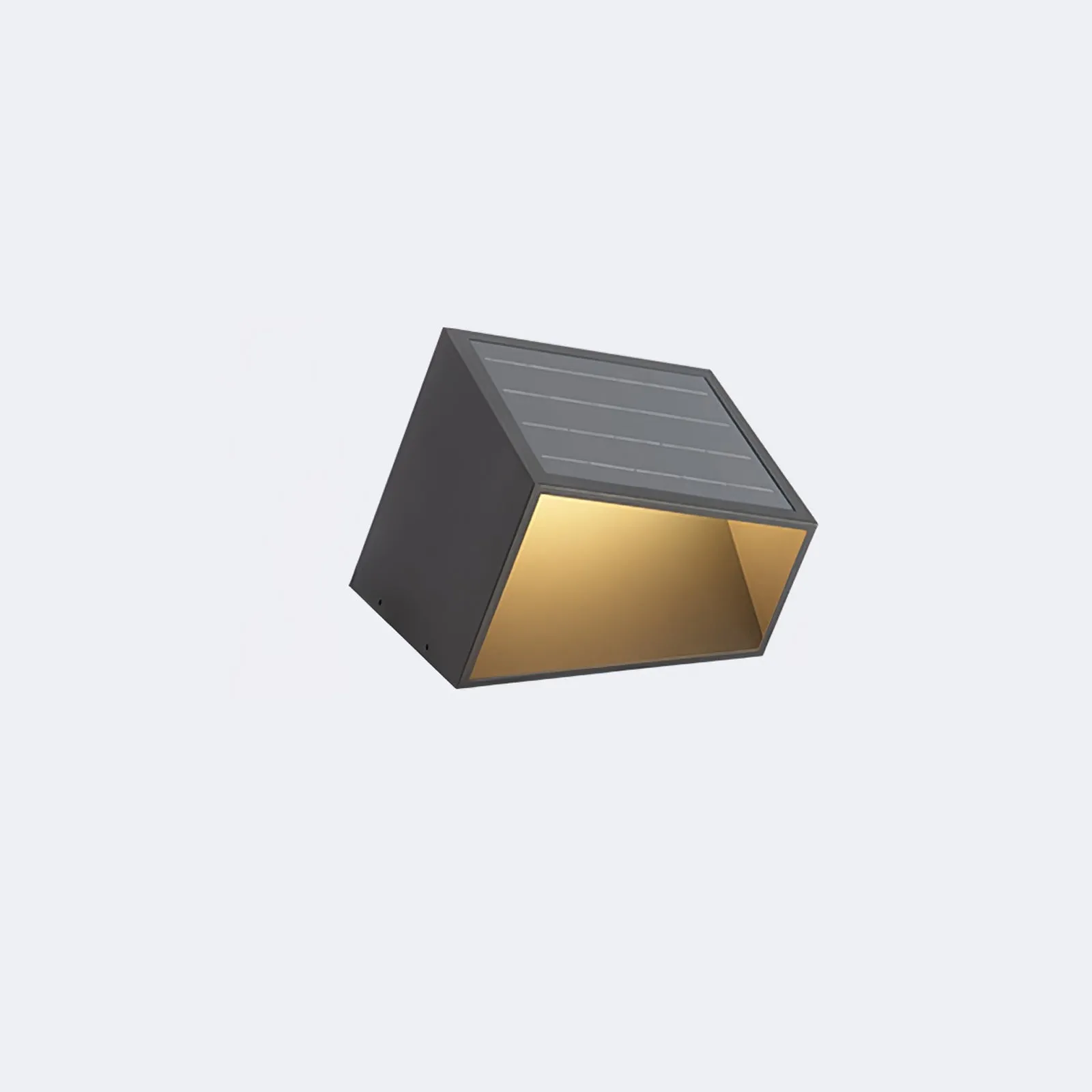 Cube Garden Solar Light – Modern Outdoor LED Lantern with Remote Control