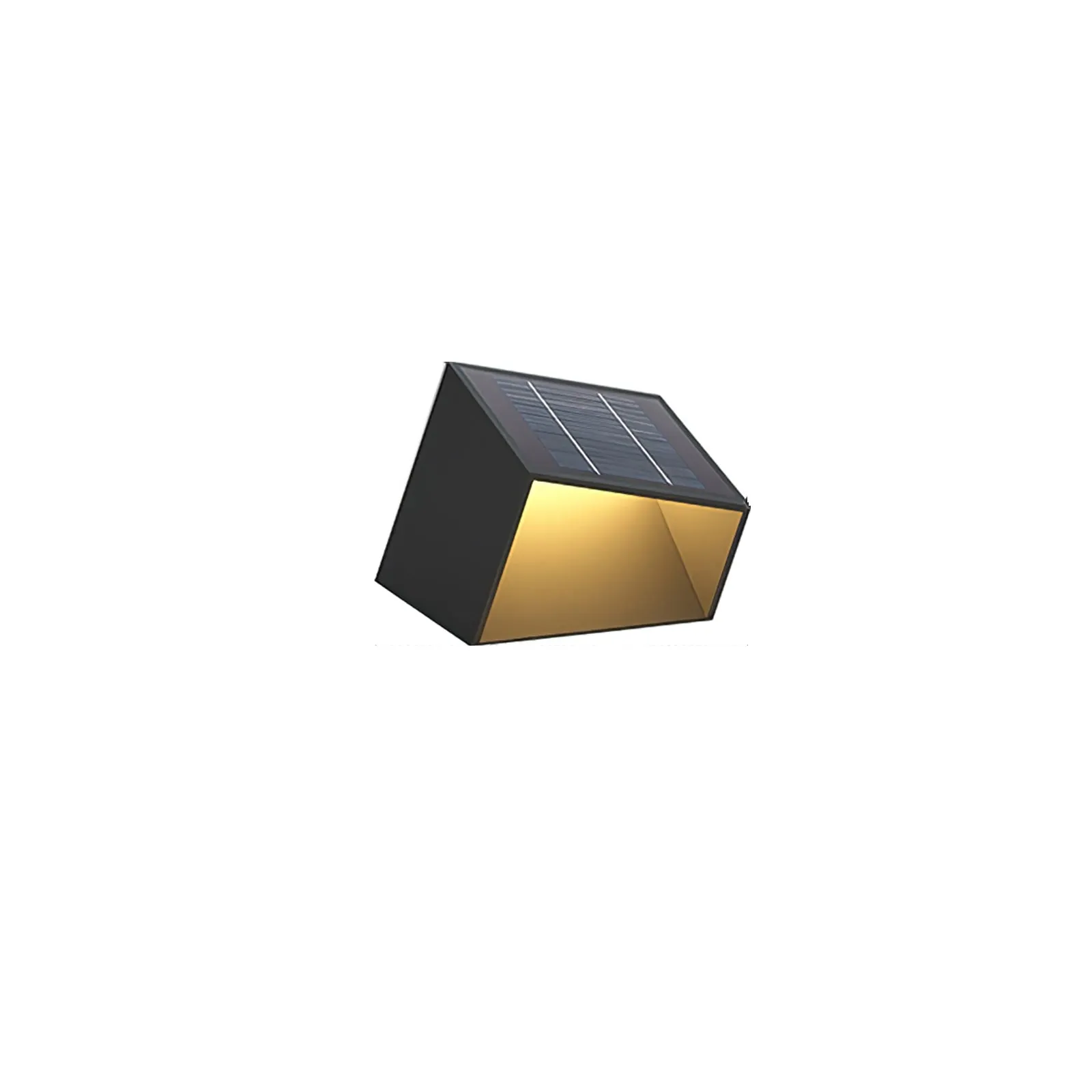 Cube Garden Solar Light – Modern Outdoor LED Lantern with Remote Control