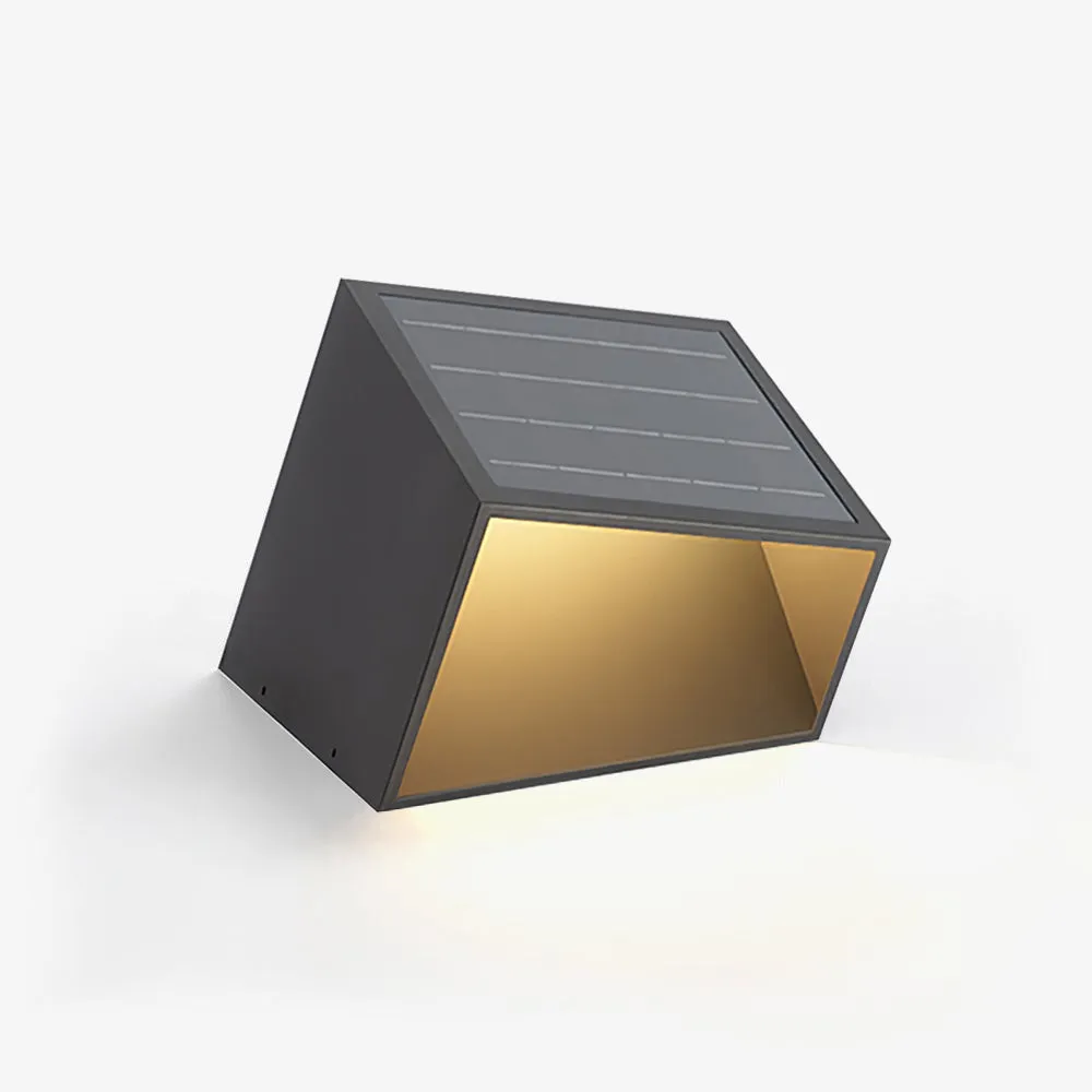 Cube Garden Solar Light – Modern Outdoor LED Lantern with Remote Control