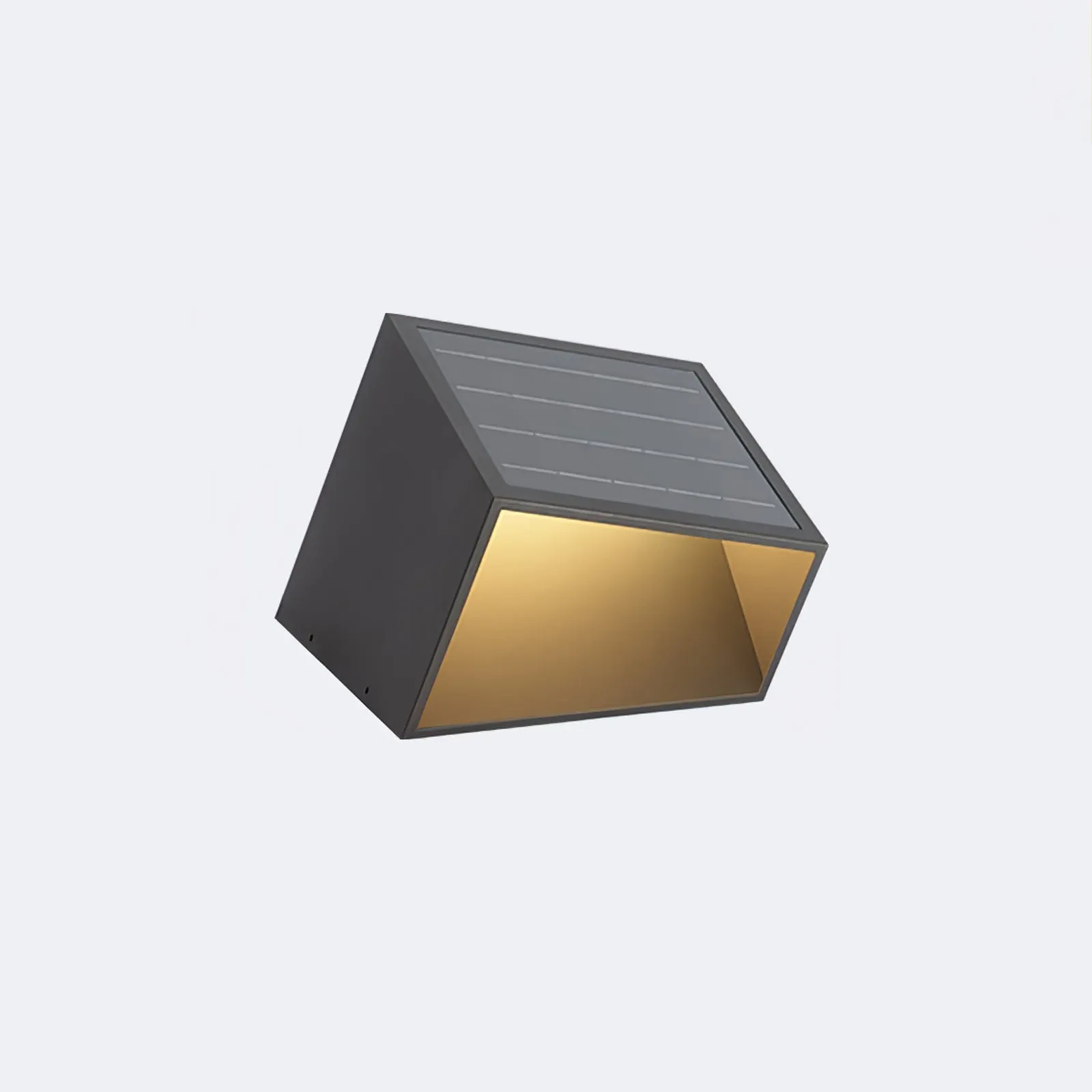Cube Garden Solar Light – Modern Outdoor LED Lantern with Remote Control