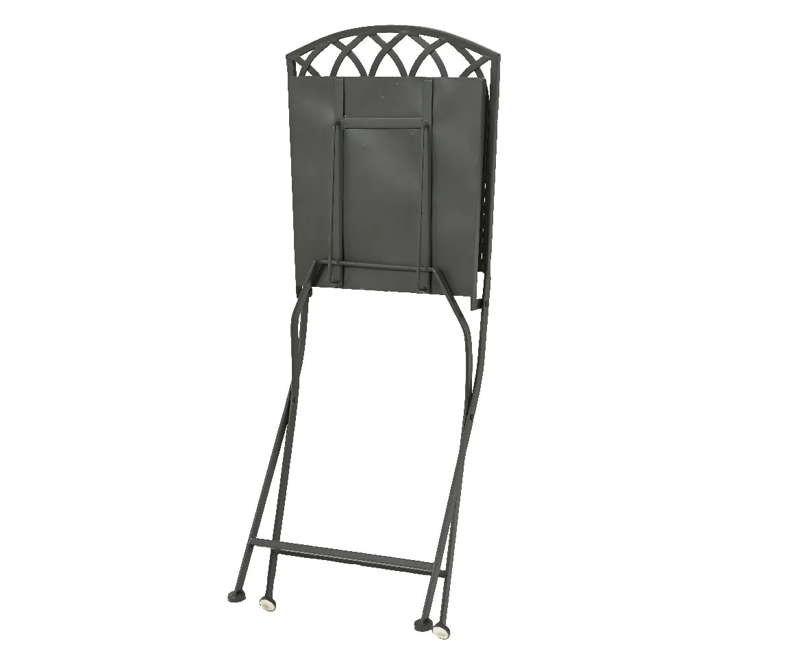 Decoris 71cm Averio Mosaic Stone 2-Seater Sqaure Iron Bistro Set
