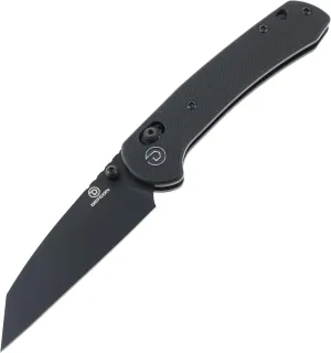 DEFCON Ultra Lite Series Folding Pocket Knife, 3.15" 14C28N Blade, 4" Handle, 2 oz overall weight, Axis Locking Mechanism, G10 Scale Handle, Pocket Clip, EDC (Black Sheep Foot)