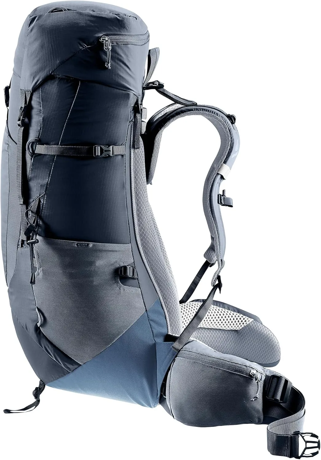 Deuter Unisex Aircontact Lite 40   10 L, Lightweight Backpacking & Hiking Backpack for Men & Women, 40   10 Liters - Black-Marine