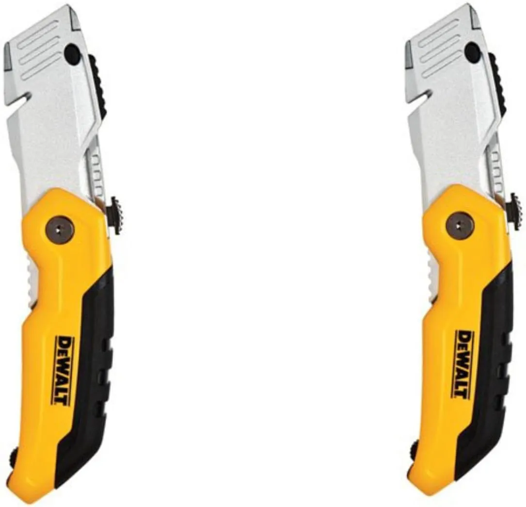 DeWalt DWHT10035L Folding Retractable Utility Knife (2-pack)