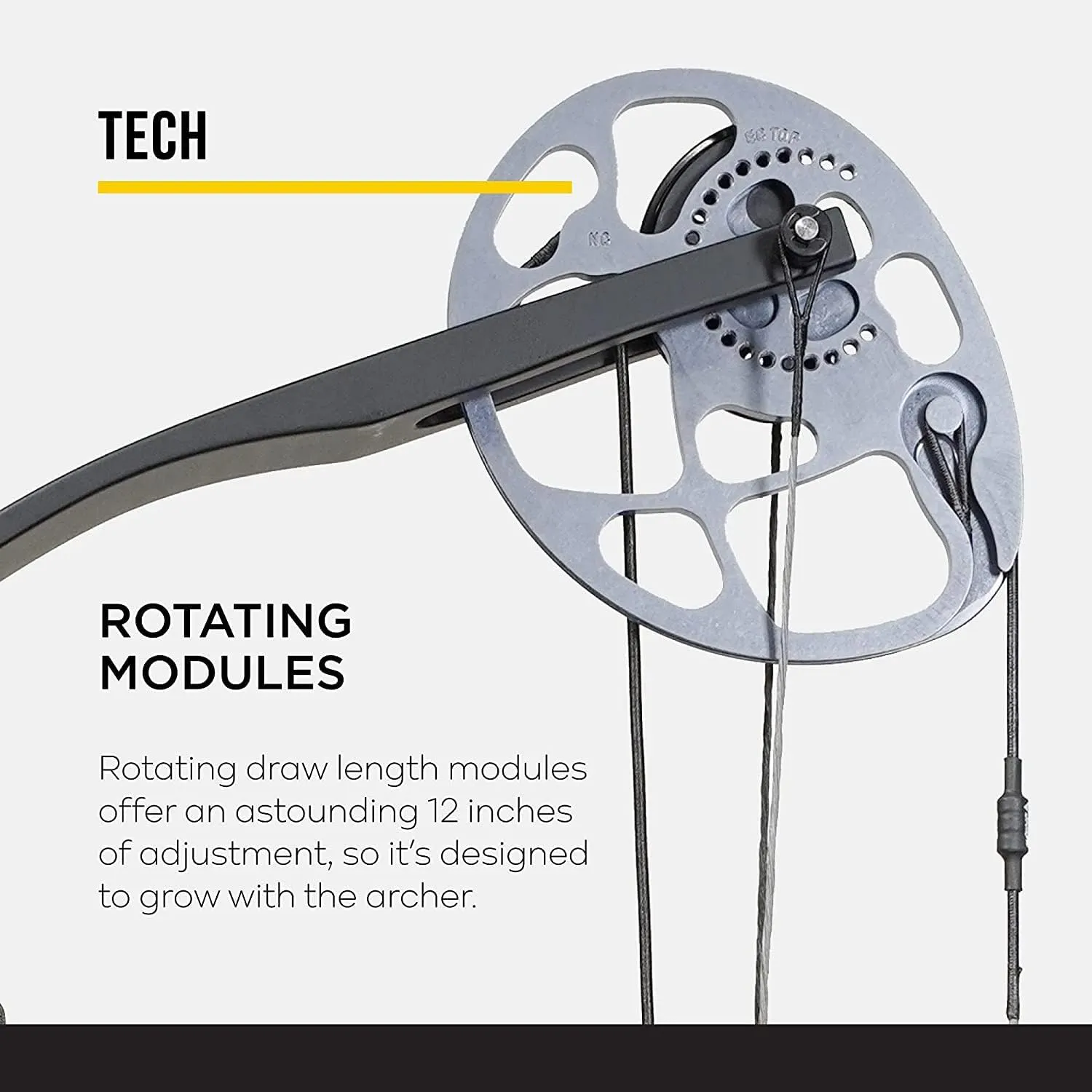 DIAMOND ARCHERY Prism Fully Equipped Adjustable Durable Compound Bow, 5-55 lbs