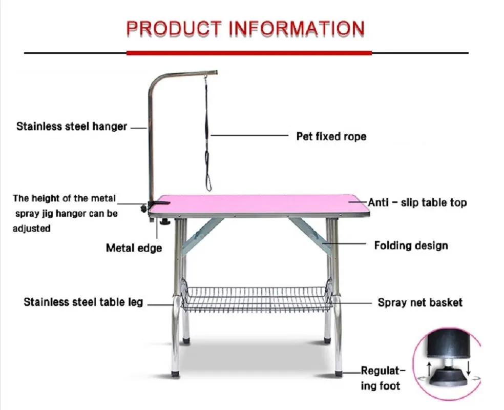 Dog Grooming Table Blue