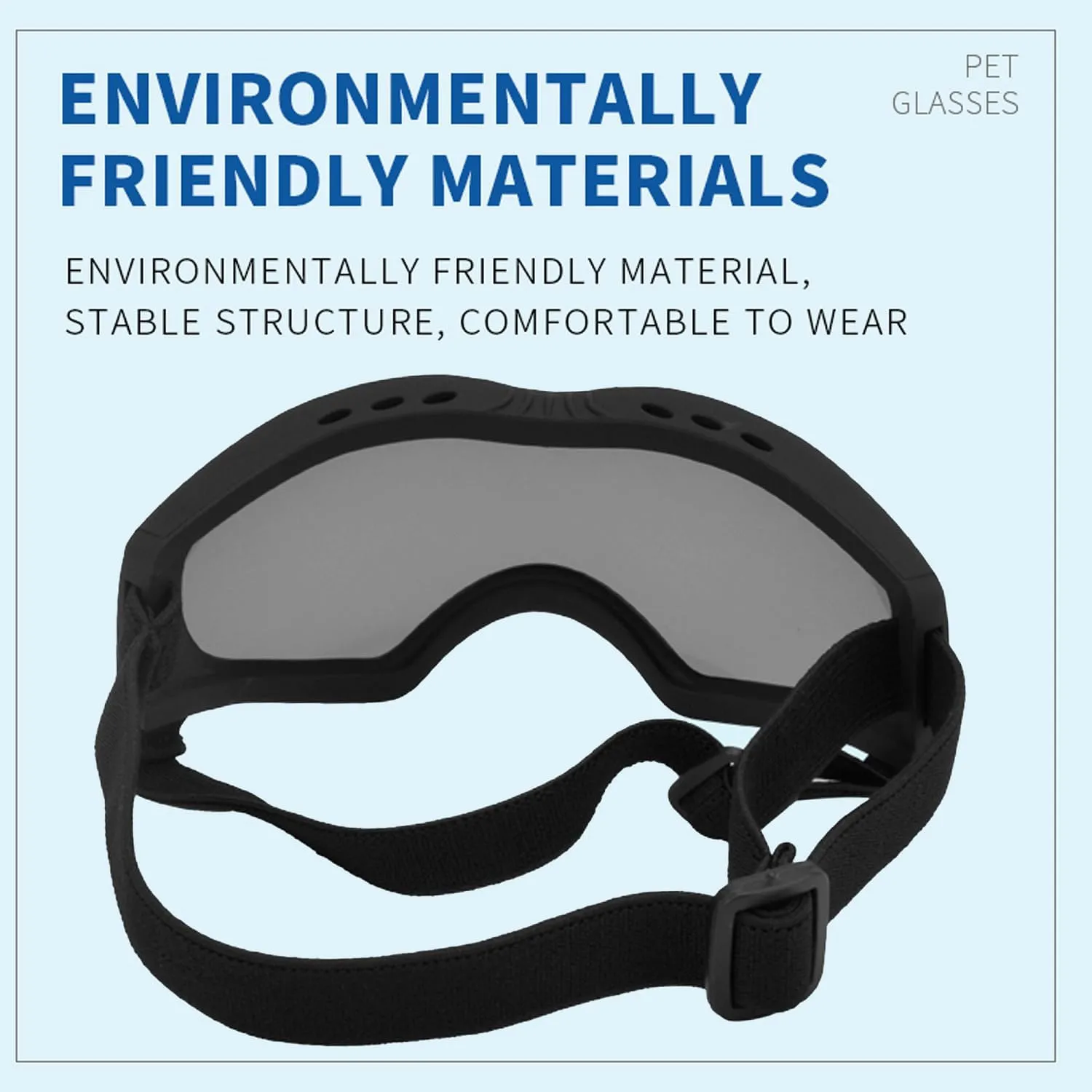 Dog Sunglasses,Doggles Anti-UV Protection,Pet Sunglasses with Adjustable Strap,Suitable for Motorcycle Car Driving Bike Riding Hiking Swimming Wind Dust Fog Dog Eye Protection