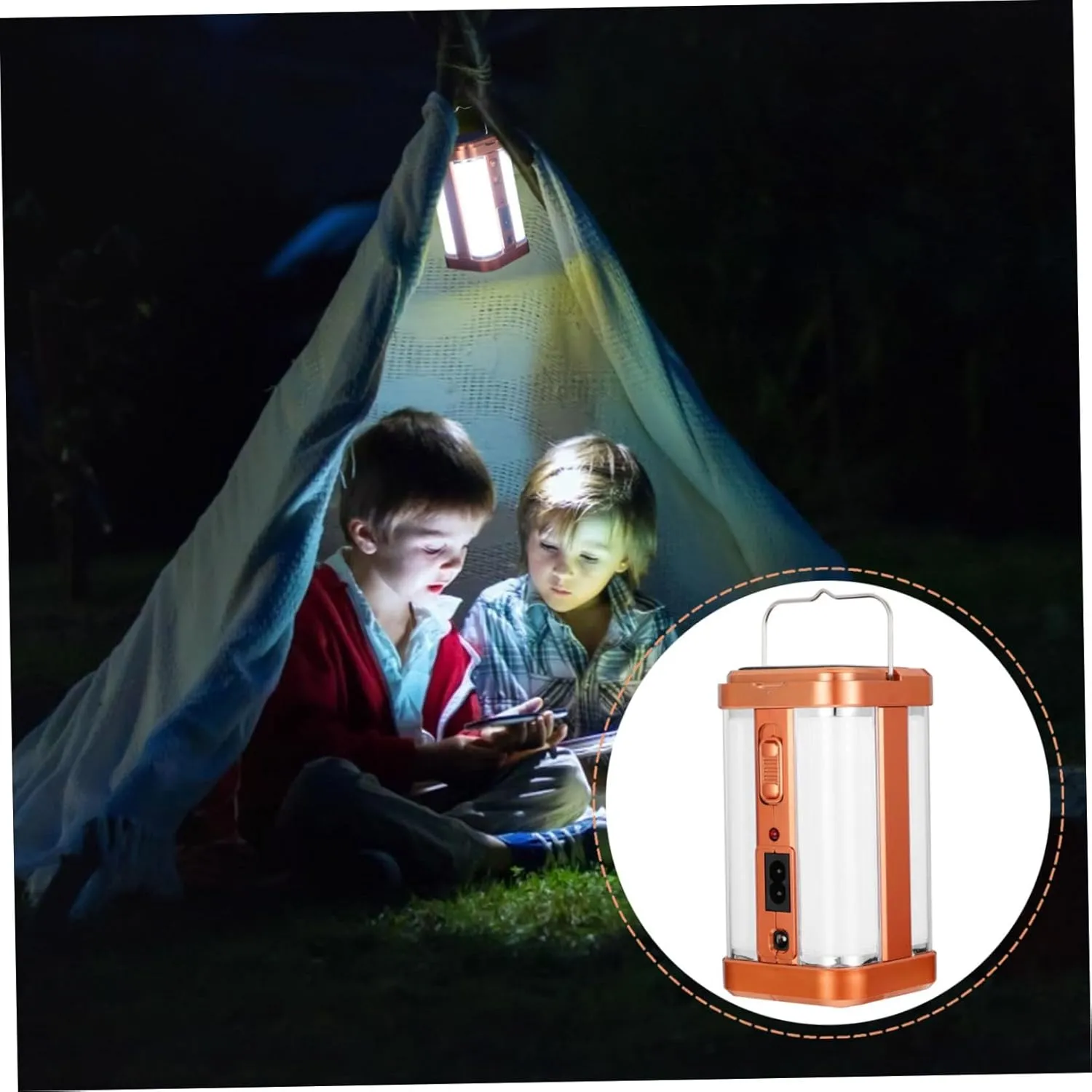 DOITOOL Solar Camping Lights Portable Camping Light Handheld Outdoor Lighting Lamp