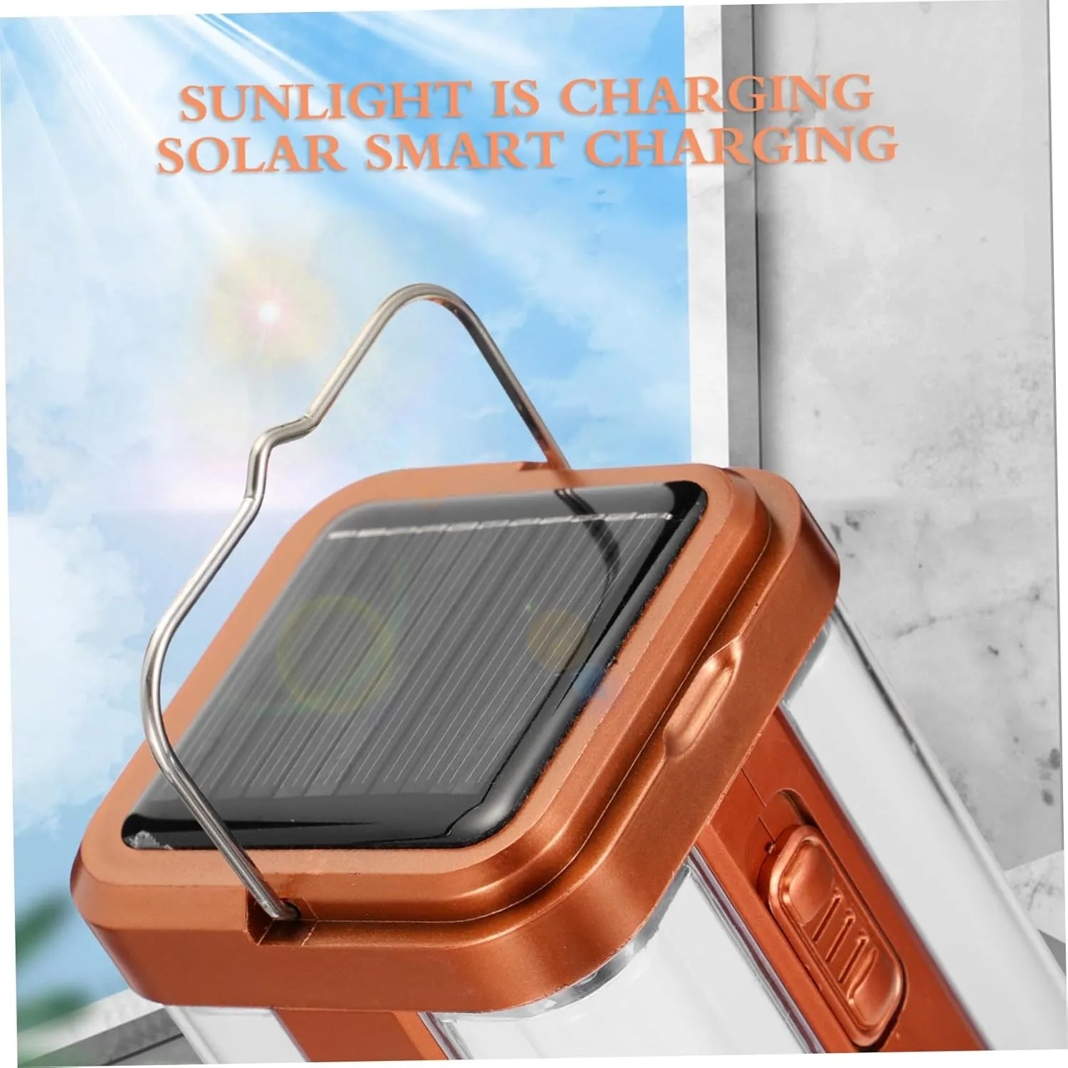DOITOOL Solar Camping Lights Portable Camping Light Handheld Outdoor Lighting Lamp
