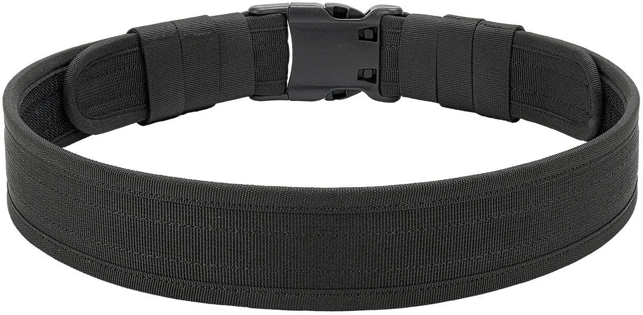 Duty Belt 2" Nylon Utility Work Belt w/ 4 Keepers for Police Law Enforcement Corrections Security