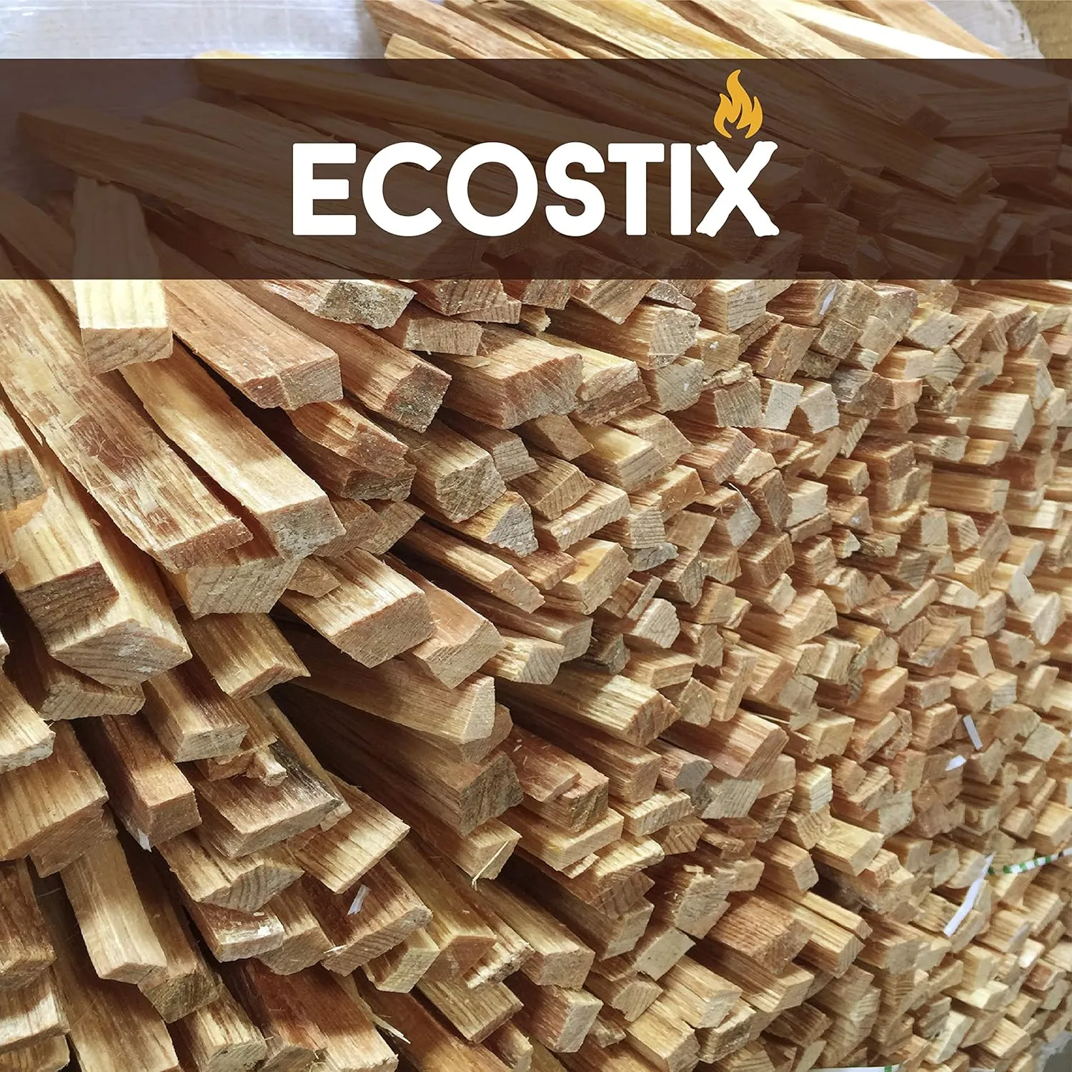 Eco-Stix Fatwood Fire Starter Kindling Firewood Sticks Bulk Packaged Firestarters 100% All Natural Resin Ocote Pine 10 Lbs