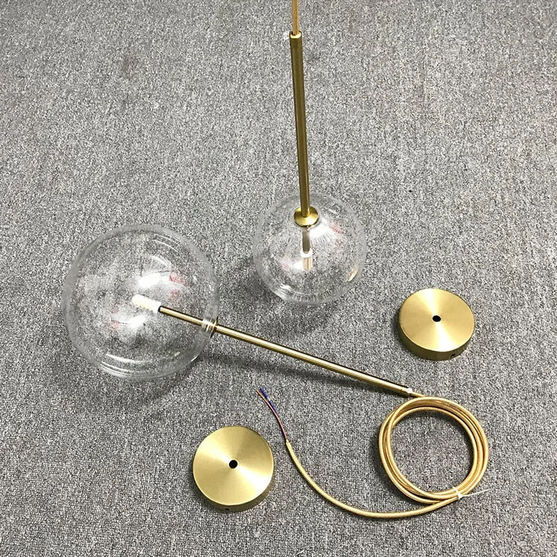 ELE GLASS LAMPSHADE HANGING LIGHT