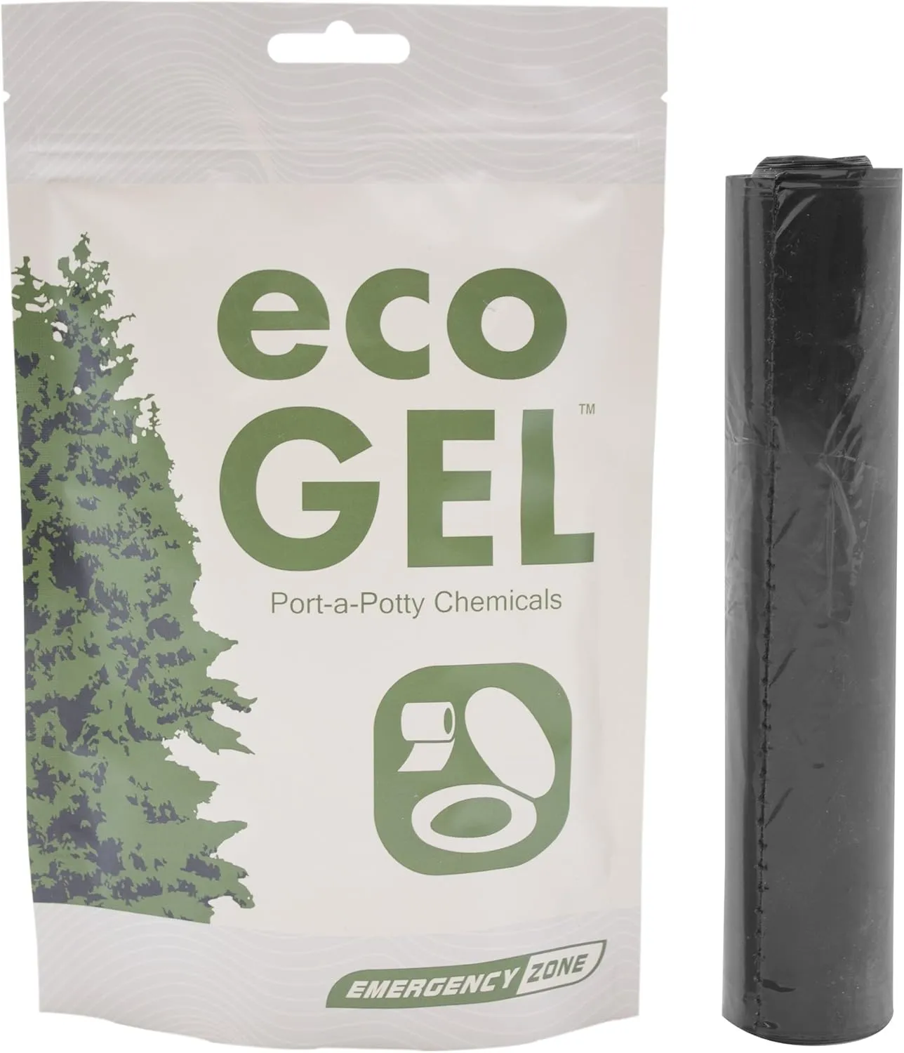 Emergency Zone Eco Gel and Liner Refill Set. Pack of 5